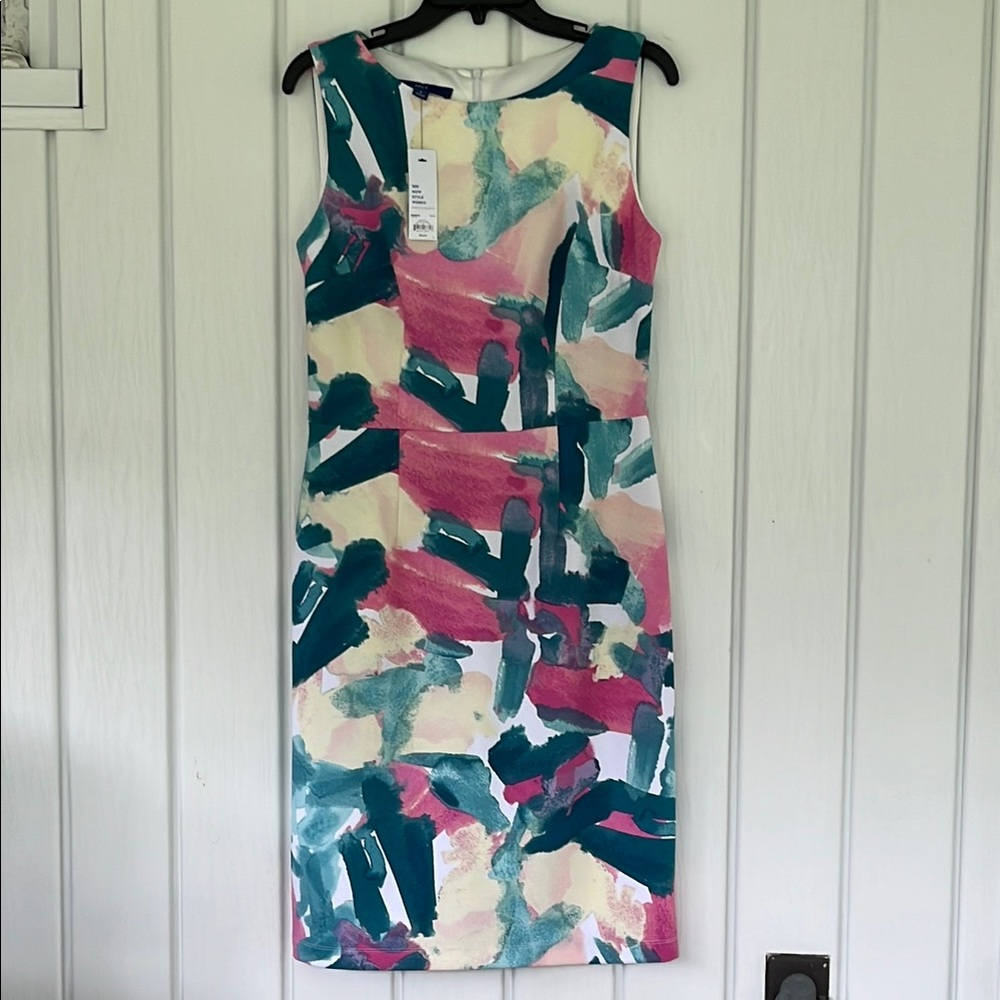 Apt. 9 Multicolor Abstract Midi Dress